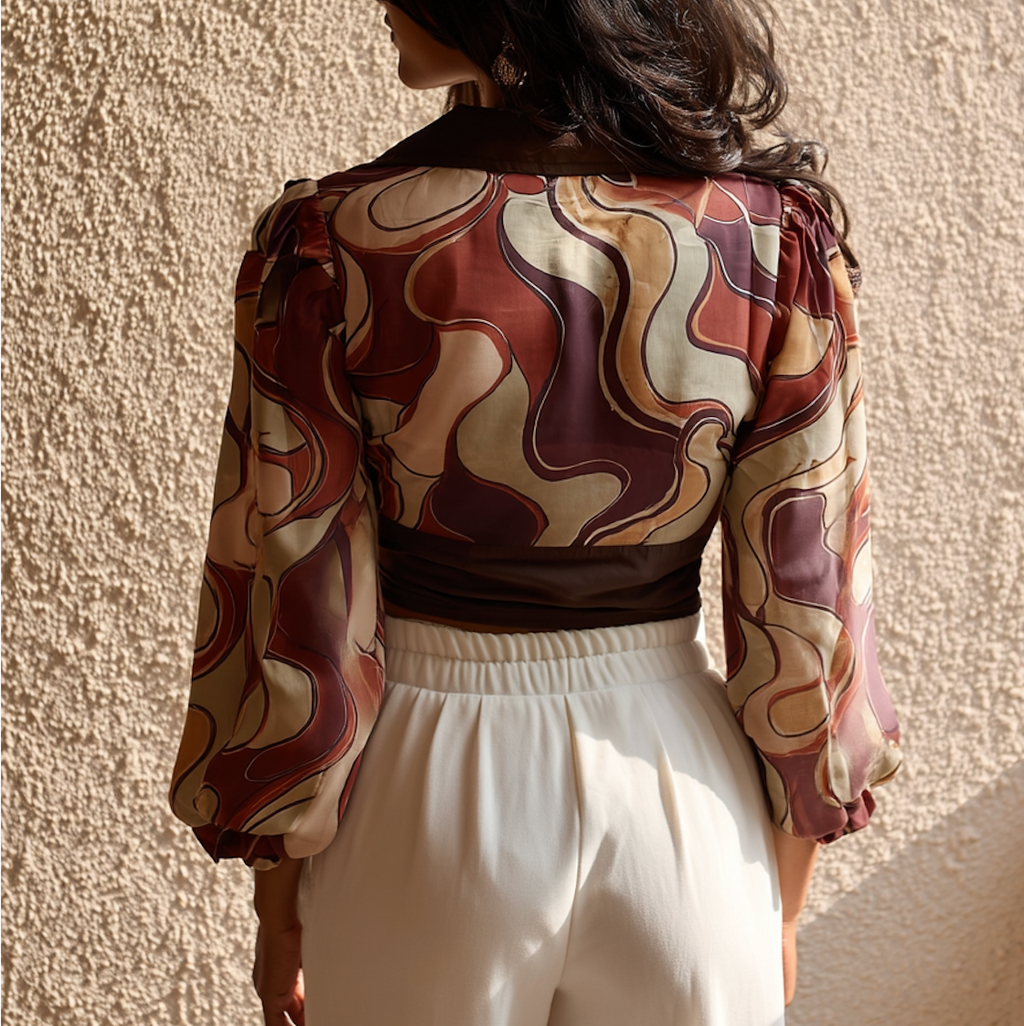 Mocha Corset Top
