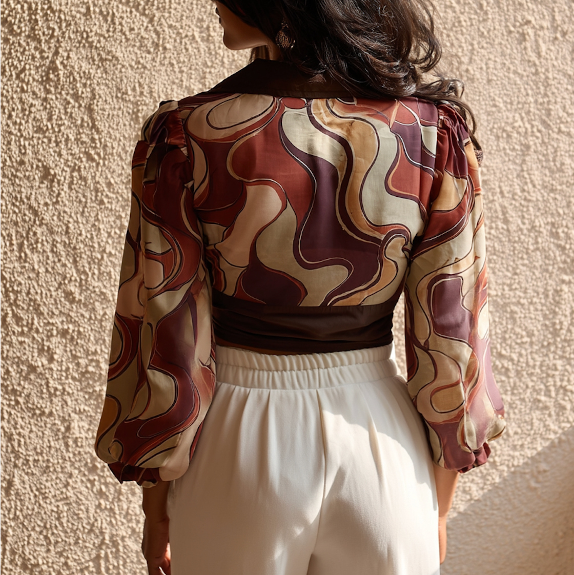 Mocha Corset Top